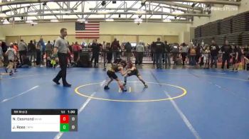 49 lbs Prelims - Noah Desmond, Warhawks Inc. ES vs John Ross, Triumph Blue ES