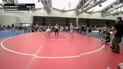 141 lbs Rr Rnd 9 - Nico Marchetti, Ruthless MS vs Gannon Beach, Kraken Revival