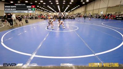 60 lbs Rr Rnd 2 - Ethan Soppa, Team Wisconsin 12U vs Kyler Black, POWA 12U