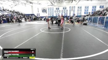 125 lbs Cons. Round 5 - Adamris Montiel, Hueneme vs Dalilah Ramirez, Covina