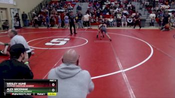 71 lbs Cons. Round 1 - Wesley Hume, Whatcom Wrestling Academy vs Alex Brodniak, Ascend Wrestling Academy