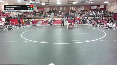 215 lbs 1st Place Match - Trey Smith, Jerome vs McGregor Miller, Madison