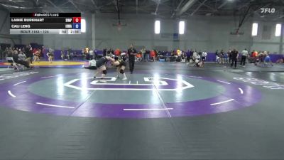 124 lbs Semifinal - Lainie Burkhart, Simpson vs Cali Leng, Iowa