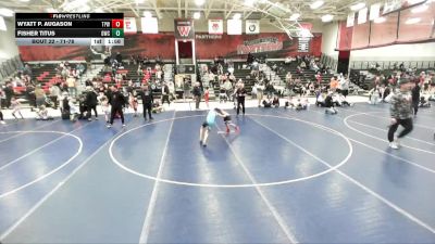 71-78 lbs Round 5 - Wyatt P. Augason, Team Prestige Wrestling vs Fisher Titus, Defiant Wrestling Club
