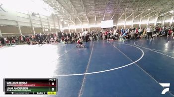 52 lbs 3rd Place Match - Liam Andersen, Juab Wrestling Club (JWC) vs William Rosas, Sanderson Wrestling Academy