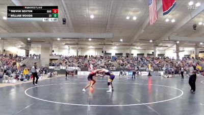 AA 157 lbs Champ. Round 1 - Trevor Sexton, Knoxville Halls High School vs William Woods, Clarksville High School