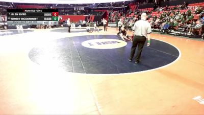 3A 165 lbs Champ. Round 1 - Jalen Byrd, New Lenox (Lincoln-Way Central) vs Tommy McDermott, Bolingbrook