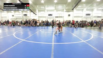 153 lbs Round Of 16 - Ayden Hudson, OH vs Marcus Meredith, PA