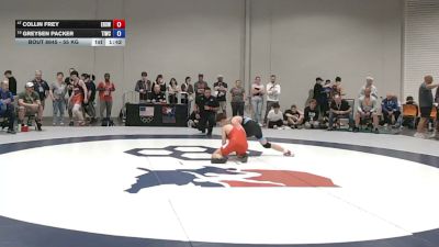 55 kg Champ. Rd Of 64 - Collin Frey, Evansville High School Wrestling vs Greysen Packer, Team Idaho Wrestling Club