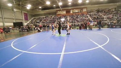 57 kg Champ. Rd Of 64 - Catherine Amador, Golden Tribe vs Iliana Villagrana, All American Wrestling Club