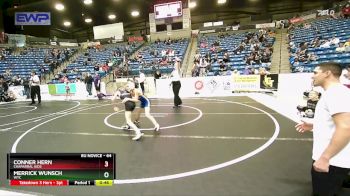 64 lbs Quarterfinal - Merrick Wunsch, WTC vs Conner Hern, Chaparral Kids