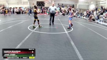 80 lbs Champ. Round 1 - Japre Cohen, Golden Ring Wrestling vs Kamdyn Beaudean, North East Jr Wrestling
