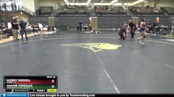 143 lbs Round 6 (8 Team) - Daphne Gonzalez, University Of The Ozarks vs Audrey Driskell, Eureka