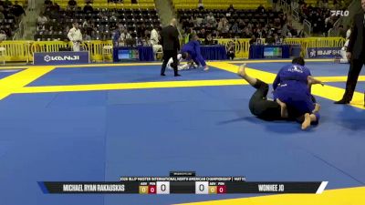 Wonhee Jo vs Michael Ryan Rakauskas 2026 Master International IBJJF Jiu-Jitsu North American Championship