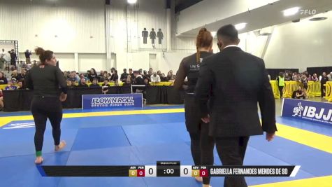 Gabriella Fernandes Mendes De So vs Ashley Melissa Montellano 2025 World IBJJF Jiu-Jitsu No-Gi Championship