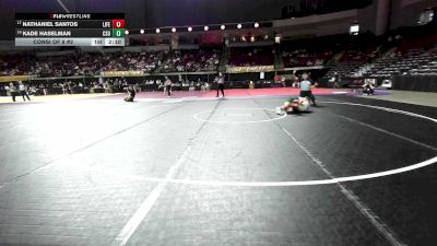 157 lbs Consi Of 8 #2 - Nathaniel Santos, Life vs Kade Haselman, Colorado State