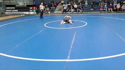 126 lbs 11th Place Match - Liam Boyd, Liberty North vs Grant Lavene, Lincoln Southwest