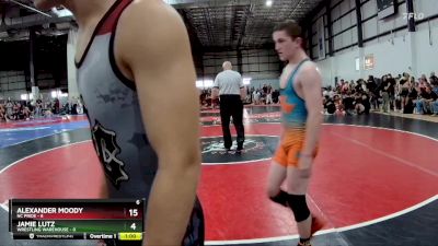 120 lbs Placement Matches (8 Team) - John Guthrie, WRESTLING WAREHOUSE vs Jacob Dusche, NC PRIDE