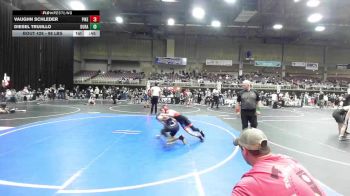 98 lbs Consi Of 4 - Vaughn Schleder, Pikes Peak Warriors vs Diesel Trujillo, Duran Elite