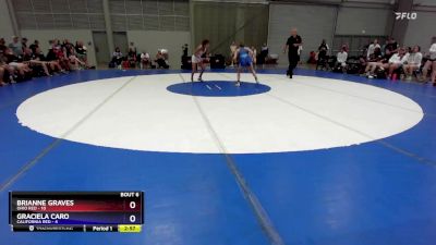 105 lbs Round 2 (8 Team) - Brianne Graves, Ohio Red vs Graciela Caro, California Red