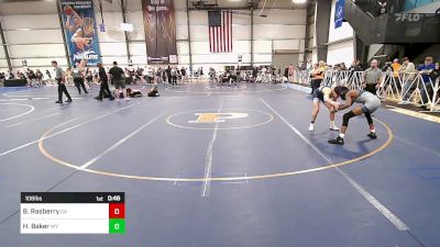 106 lbs Consi Of 64 #2 - Brice Rasberry, GA vs Hudson Baker, WY