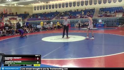 132 lbs Round 1 (16 Team) - Gunner Merritt, Coffee vs Jhordus Packer, Chapel Hill