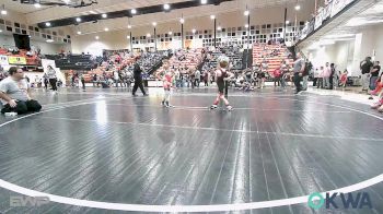 43-46 lbs Rr Rnd 4 - John Budzinski, Grove Takedown Club vs Chase Freeman, Tahlequah Wrestling Club