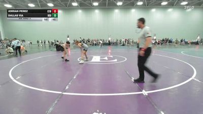 120 lbs Rr Rnd 3 - Jordan Perez, CTWHALE Beluga - EL vs Dallas Via, Indiana Outlaws Bronze - EL
