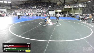 2A 165 lbs Cons. Round 3 - Makhi Oakley, Anacortes vs William Conroy, Fife