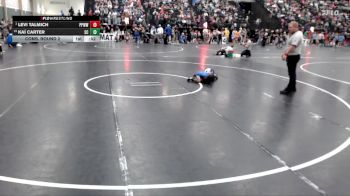 49 lbs Cons. Round 2 - Kaí Carter, Sherman Challengers vs Levi Talmich, Pikes Peak Warriors Wrestling
