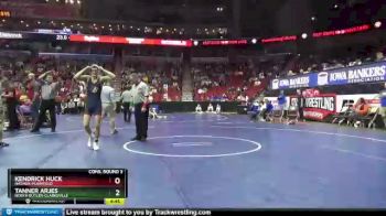 1A-126 lbs Cons. Round 3 - Tanner Arjes, North Butler-Clarksville vs Kendrick Huck, Nashua-Plainfield