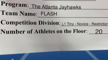 The Atlanta Jayhawks [L1 Tiny - Novice - Restrictions] 2021 Varsity Virtual Competition Series - Prep & Novice II