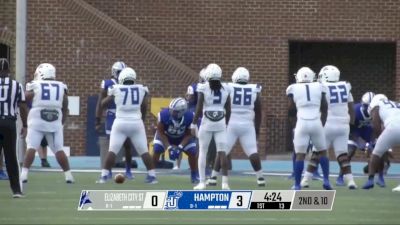 Elizabeth City State vs Hampton Football Highlights | CAA Football