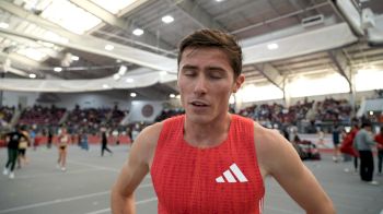 Jonah Hoey After 800m Win at 2025 BU Opener