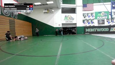 120-126 lbs Round 2 - Gian Franco, Franklin High School vs Daniel Corona, Rio Grande