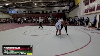 285 lbs Cons. Round 5 - Antonio Rodriguez, Poston Butte vs Roy Pouncil, American Leadership Academy Gilbert