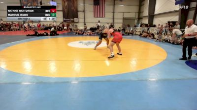 220 lbs Rr Rnd 2 - Nathan Hartunian, MetroWest United Black vs Marcus James, CKWA