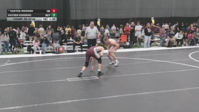 132 lbs Champ. Rd Of 64 - Easton Weidner, Elevate Wrestling Academy vs Kayden Egeberg, Matpac