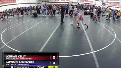 102 lbs Round 1 - Jordan Kelly, Wrestling With Character vs Jacob Blankenship, MWC Wrestling Academy