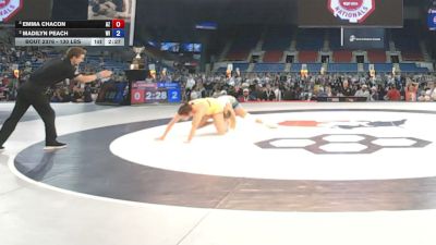130 lbs Semis - Emma Chacon, Arizona vs Madilyn Peach, Wisconsin
