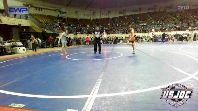 92 lbs Round Of 16 - Bradley Egan, Cowboy Wrestling Club vs Braxton Plunk, Coweta Tiger Wrestling