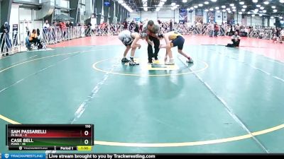 110 lbs Rd# 2 10:30am Friday - Case Bell, POWA vs Sam Passarelli, PA Blue