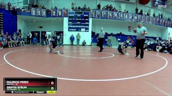 113 lbs Quarters & Wb (16 Team) - Griffin Byrum, Jay County vs Mauricio Perez, Oak Hill