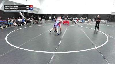 150 lbs Isaiah Callahan, Ohio Gray vs Jaxon Workman, Team Michigan - Red