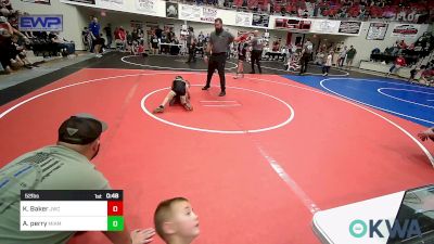 52 lbs Quarterfinal - Kellyn Baker, Jay Wrestling Club vs Asa Perry, Miami