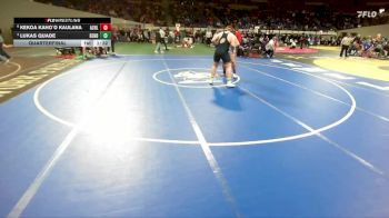 5A Boys 285 lbs Quarterfinal - Lukas Quade, Bend Boys vs Kekoa Kaho`O Kaulana, Ashland Boys