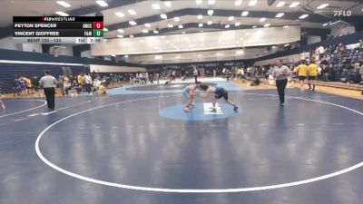 133 lbs Cons. Round 3 - Peyton Spencer, Onondaga CC vs Vincent Gioffree, Franklin And Marshall