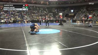 184 lbs Cons. Round 1 - Charlie Petit, Augustana (SD) vs Bradley Mayse, Grand Valley St.