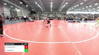 106 lbs Quarterfinal - Bruce Anderchak, PA vs Charlie Esposito, NJ