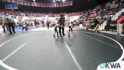 40 lbs Consolation - John Budzinski, Grove Takedown Club vs Hastin Chitty, Gore Pirates Youth Wrestling